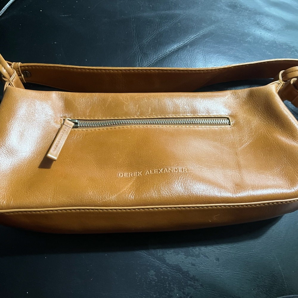 Derek Alexander Tan Leather Shoulder Bag